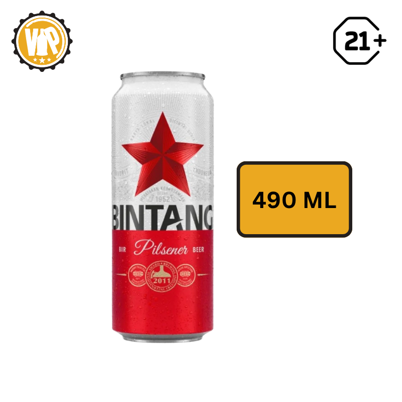 Bintang Pilsener Beer Can 490ml