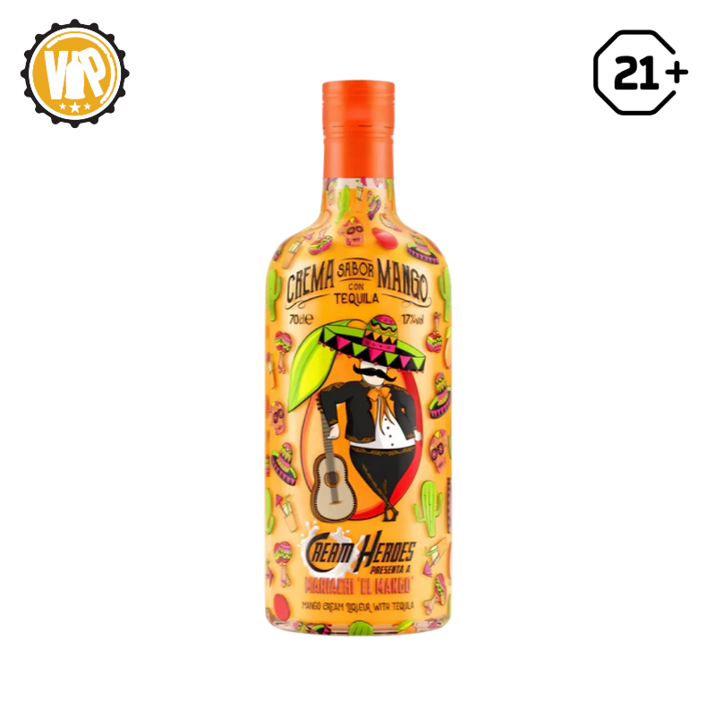 Cream Heroes Mariachi El Mango Flavor Tequila 700ml