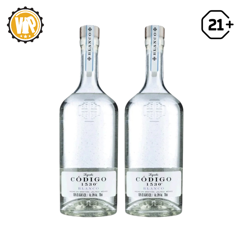 Twin Codigo Blanco Tequila 750ml - 2 Bottles