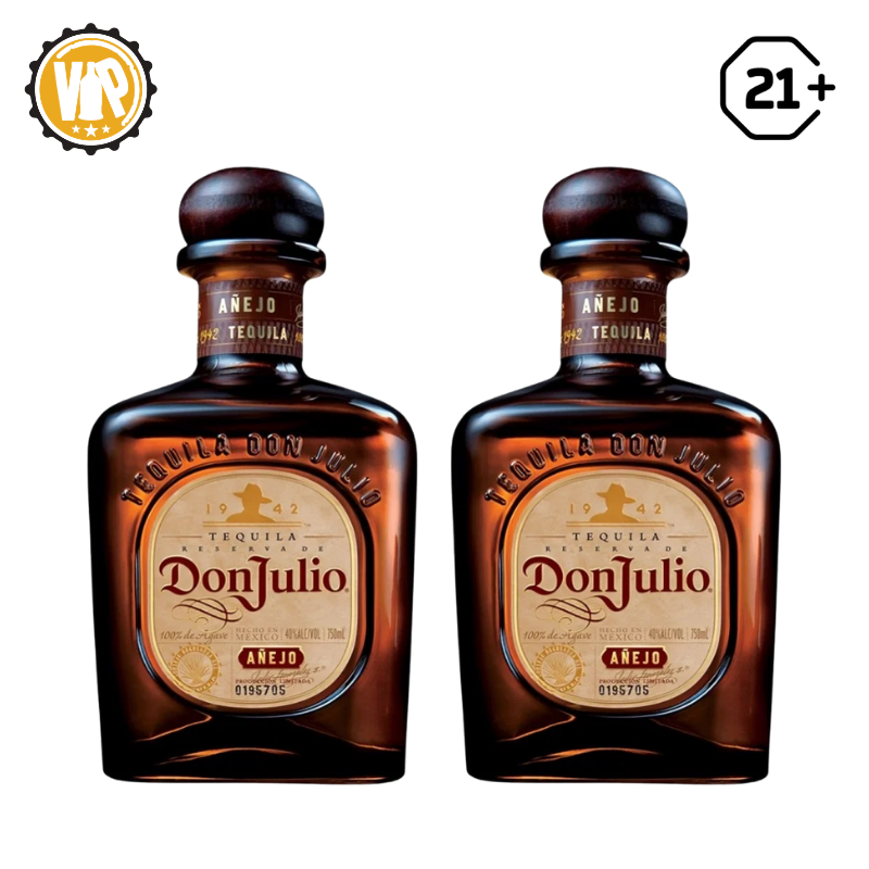 Twin Don Julio Anejo Tequila 750ml - 2 Bottles