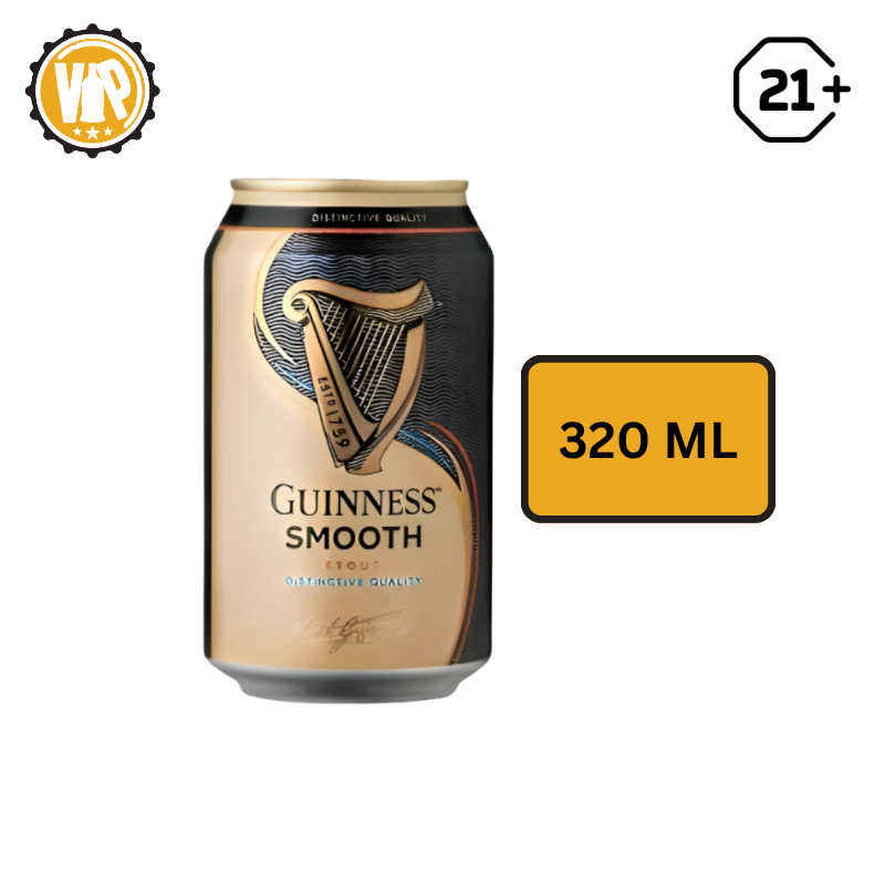 Guinness Smooth Stout Beer Can 320ml