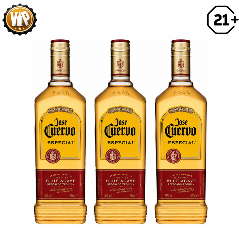 Triple Bottle Jose Cuervo Reposado 