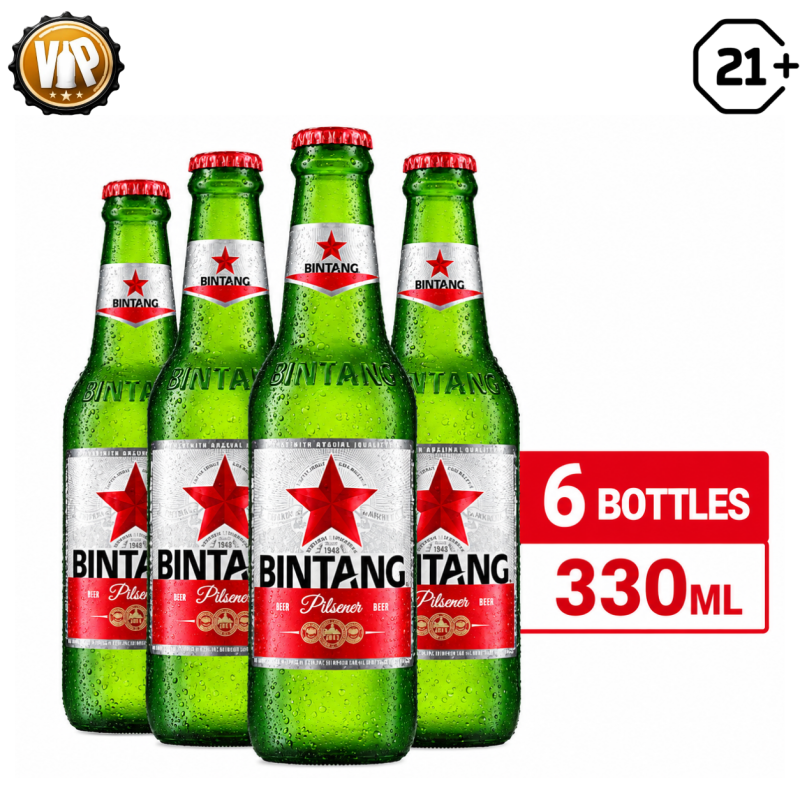 Bintang Pilsener pint x 6 bottle