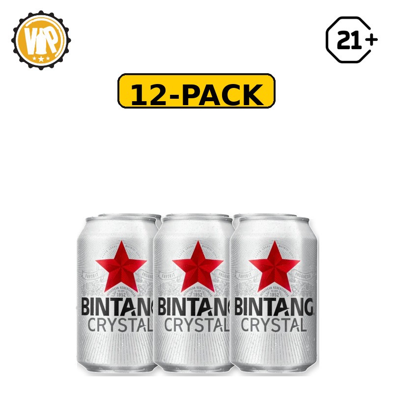 Bintang Crystal Can 320ml - 12 Pack