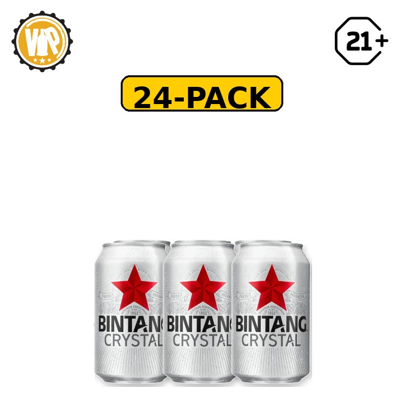 Bintang Crystal Can 320ml - 24 Pack