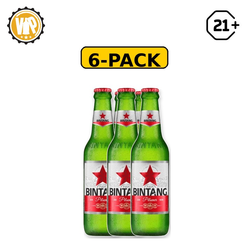 Bintang Pilsener Pint 330ml - 6 Pack
