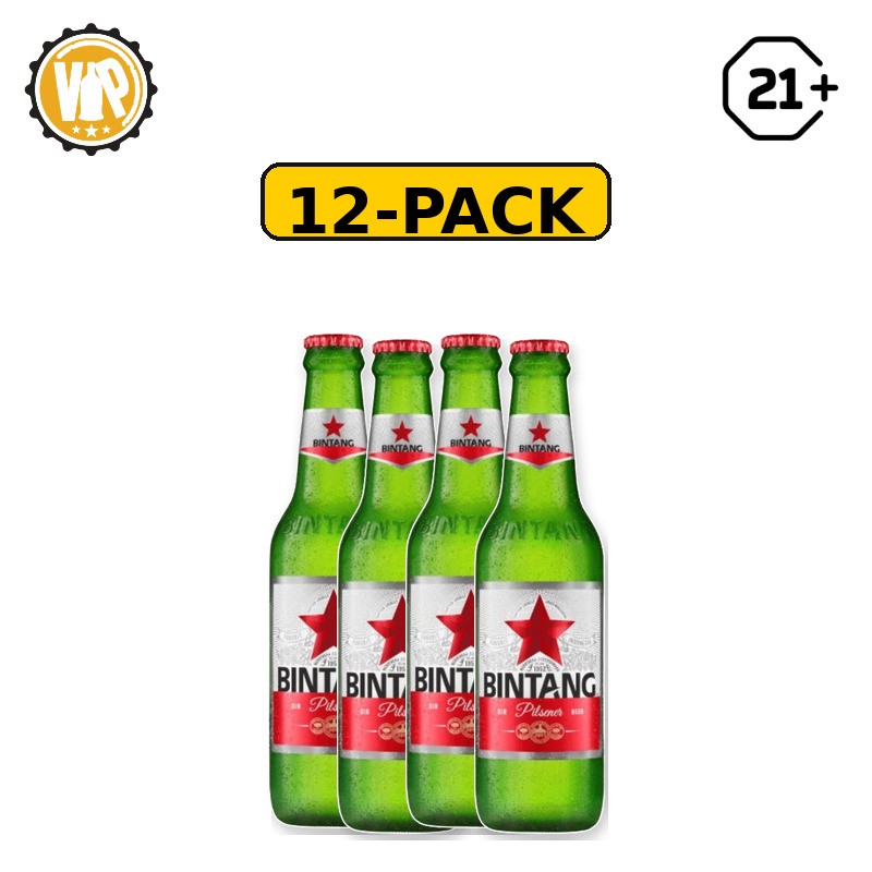 Bintang Pilsener Pint 330ml - 12 Pack