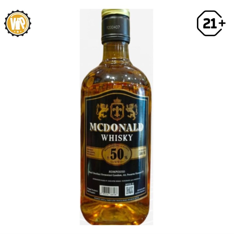 McDonald Whisky 500 Ml abv 50%